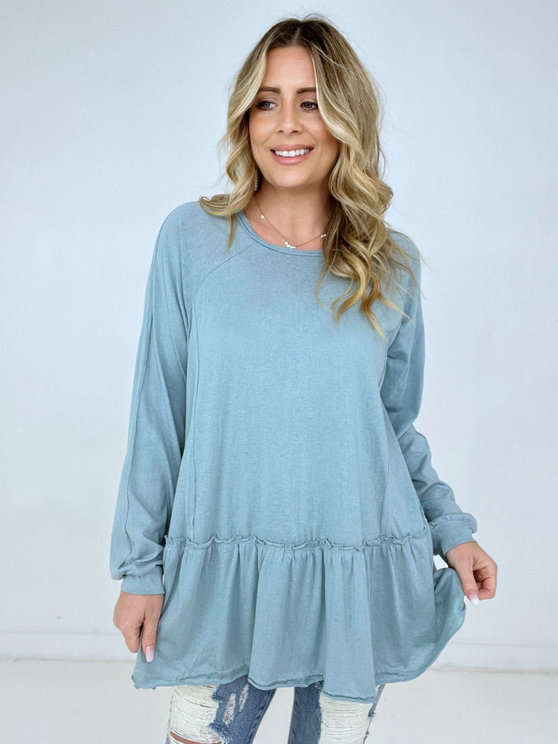 Put Me At Ease Jersey Tunic Top