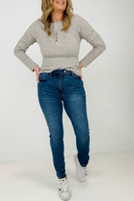 Cora Judy Blue High Waist Control Top Cool Denim Skinny Jeans