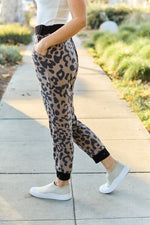 Leopard Contrast Sweatpants