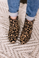 Blowfish Wedge Booties In Cheetah Print