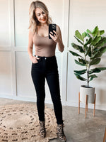 Tummy Control Classic Skinny Black Judy Blue Jeans