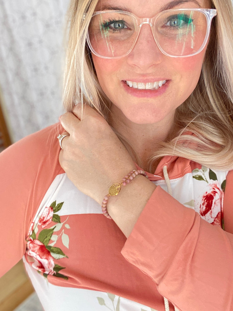 Tree of Life Bracelet in Pink