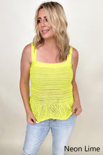 Davi & Dani Knit Peplum Tank Top