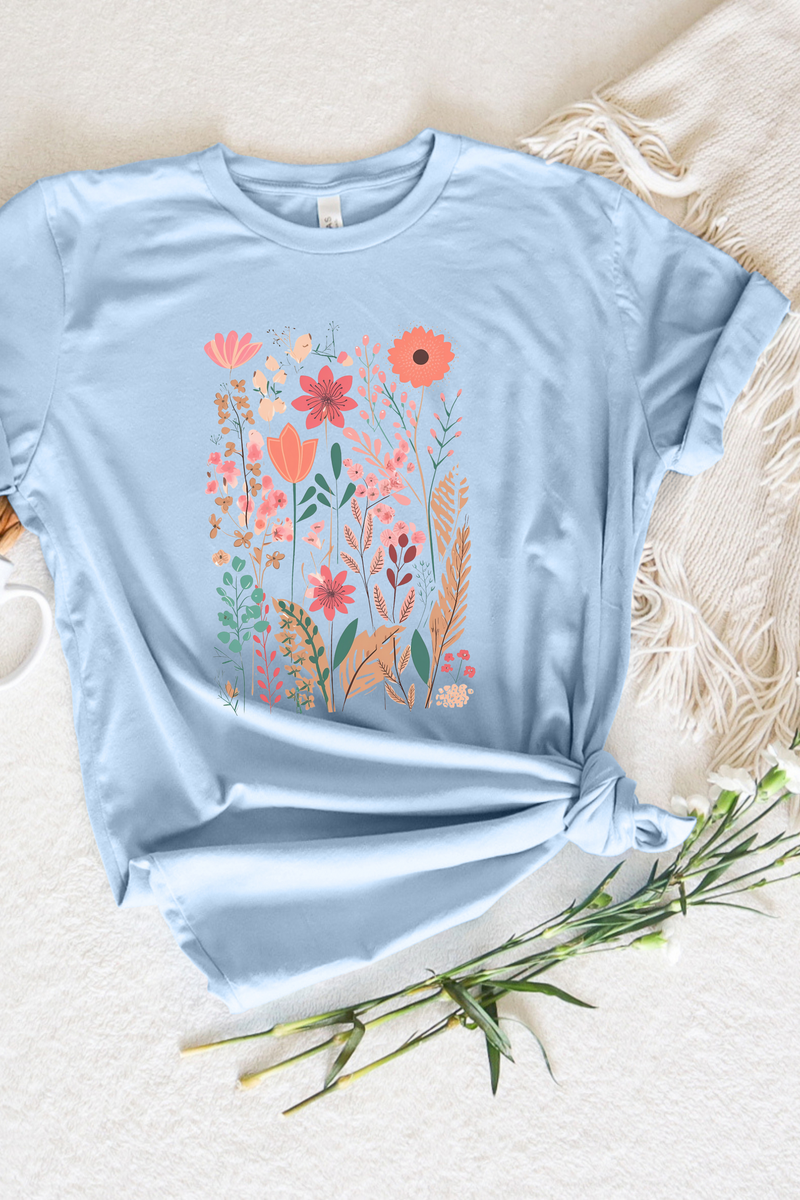 Wildflowes Tee |5 colors|