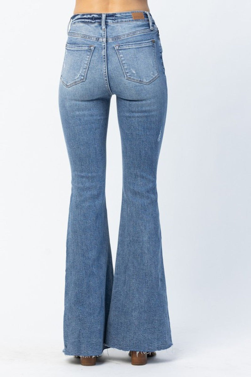 Judy Blue High-Rise Rebel High Waist Flare Jeans