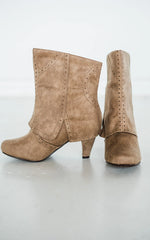 Not Rated Cowgirl Star Booties in Taupe