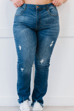 RISEN Traveler High-Waisted Straight Jeans