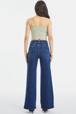 BAYEAS High Waist Cat's Whisker Wide Leg Jeans