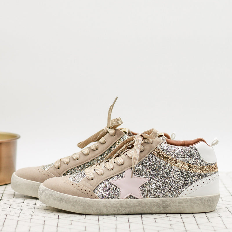 Daisy Gold Glitter Sneaker