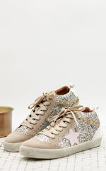 Daisy Gold Glitter Sneaker