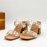 Corkys Divine Heel in Clear Pearl