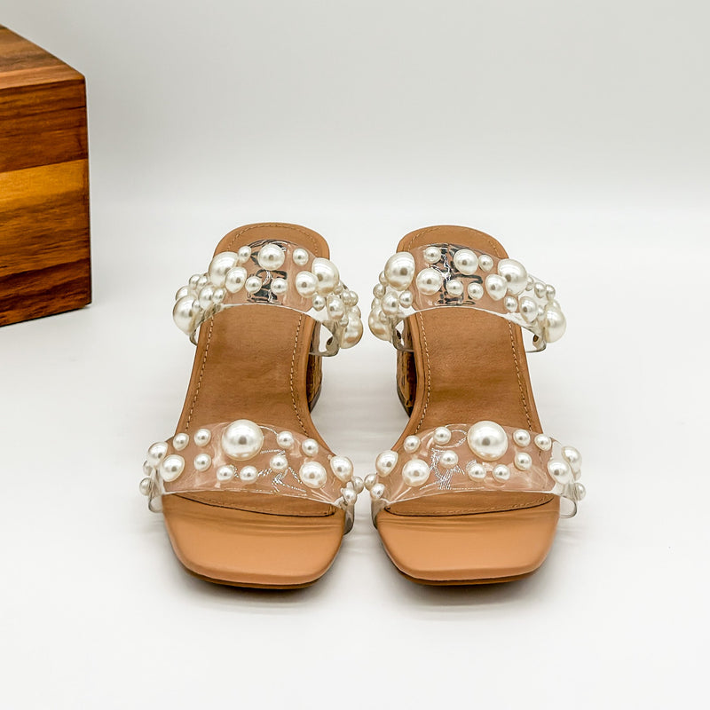 Corkys Divine Heel in Clear Pearl