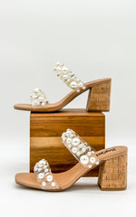 Corkys Divine Heel in Clear Pearl