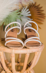 Corkys Dreamy Heeled Sandal in Ivory