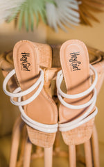 Corkys Dreamy Heeled Sandal in Ivory