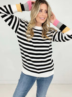Join the Crew Crewneck Striped Sweater
