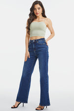 BAYEAS High Waist Cat's Whisker Wide Leg Jeans