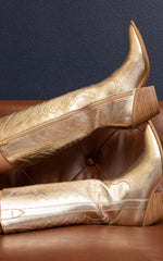 Corkys Howdy Boot in Gold Metallic