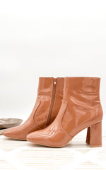 Beast Ketsby Heeled Ankle Boot in Nude