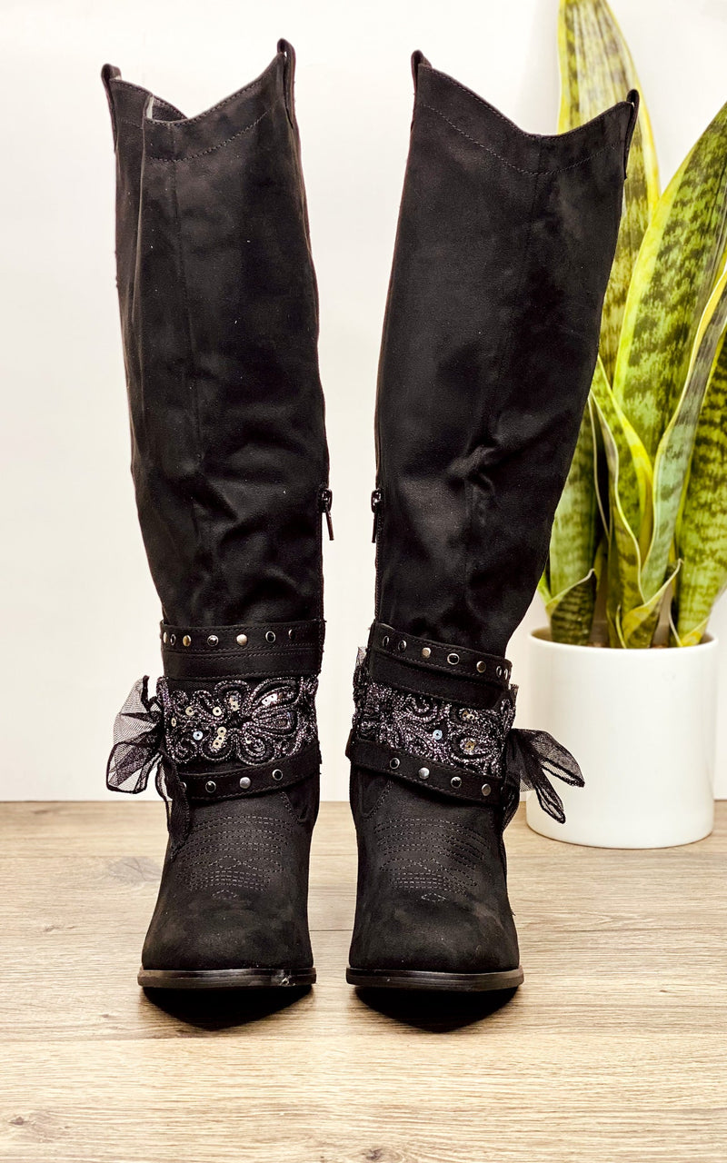 Not Rated Lush Boot in Black