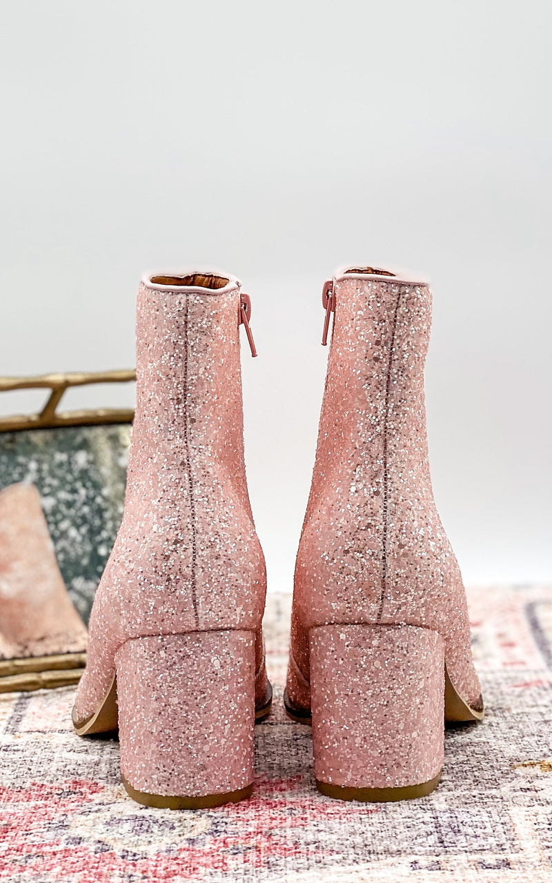 Corkys Razzle Dazzle Pink Booties