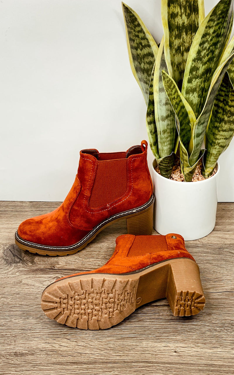 Corkys Rocky Booties in Rust