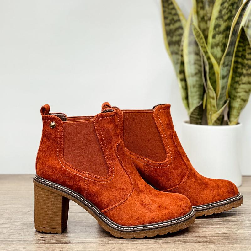 Corkys Rocky Booties in Rust