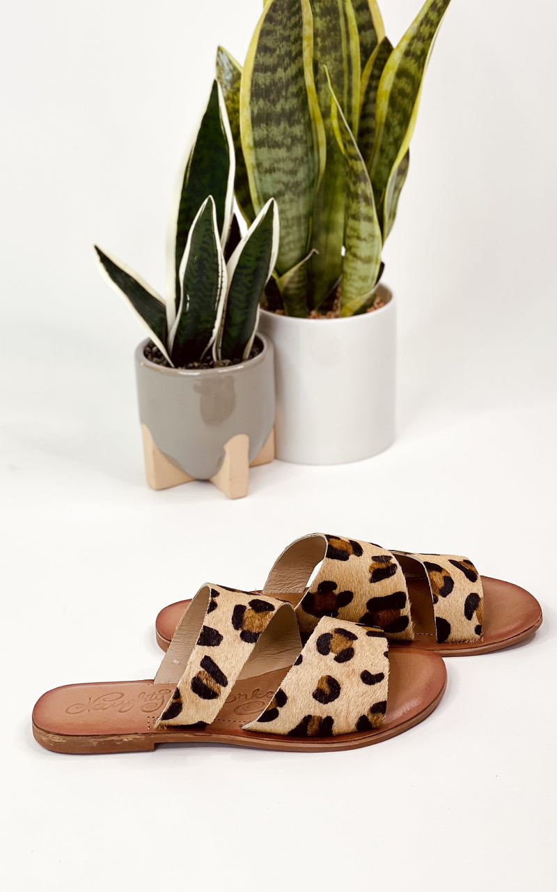 Naughty Monkey Spirited Sandals in Leopard