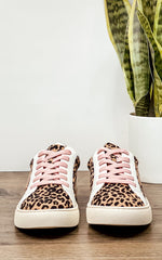 Corkys Supernova Sneaker in Rose Gold Leopard