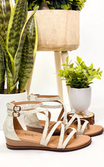 Corkys Sweet Tea Sandals in White